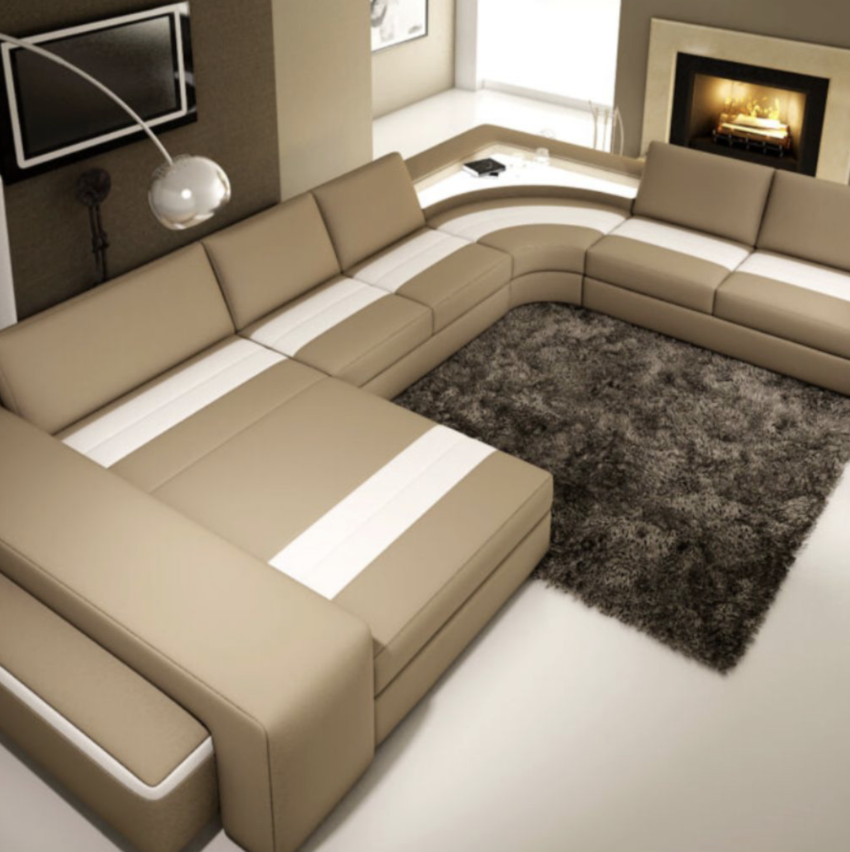 Huge sofa perfect for a family home 